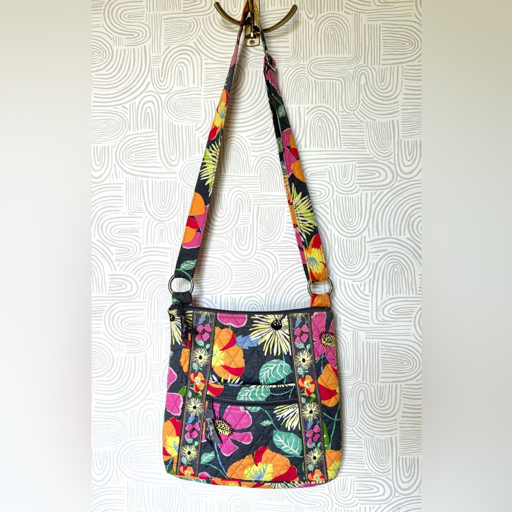 Vera Bradley Hipster Crossbody Jazzy Blooms - Picture 2 of 15